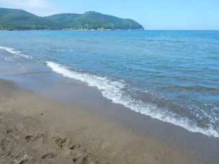 The Gulf of Baratti, Piombino, Livorno province, Tuscany, Italy