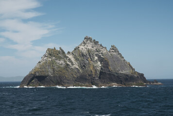 Blick auf die Vogelinsel Little Skellig in Irland bei Dingle