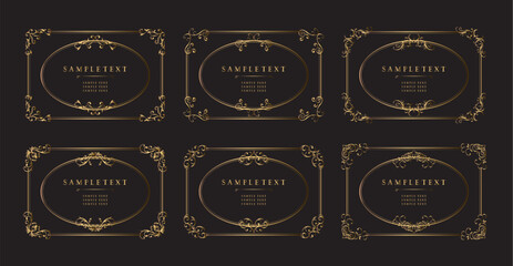 アンティーク　ビンテージ　フレーム飾り枠
