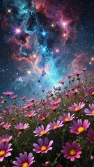 3d, a lot of flowers, webcam, holographic, iridicent, luminescence, transparent, sparkling, magic, wonderful, beautiful, colorful, alive, moving, flying, dancing, singing, joy, happiness, bright, sunn