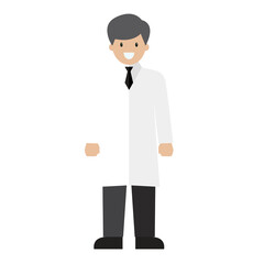 Doctor character. Flat style illustration