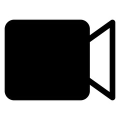 camera  glyph   icon vector illustration isolated on white background