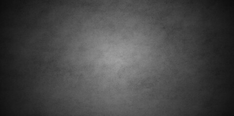 Old wall stone for dark black distressed grunge background wallpaper. rough concrete wall. Abstract black stone wall texture grunge rock surface. dark gray background backdrop. wide panoramic banner.