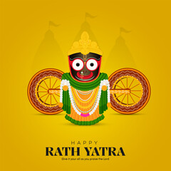 Jagannath Rath Yatra Social Media Poster, Banner, Web Banner , Print Design