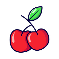 cheery icon design vector template