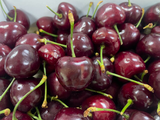 cherries on a plate
