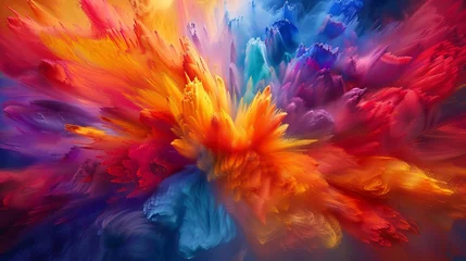 Colorful Abstract Explosion