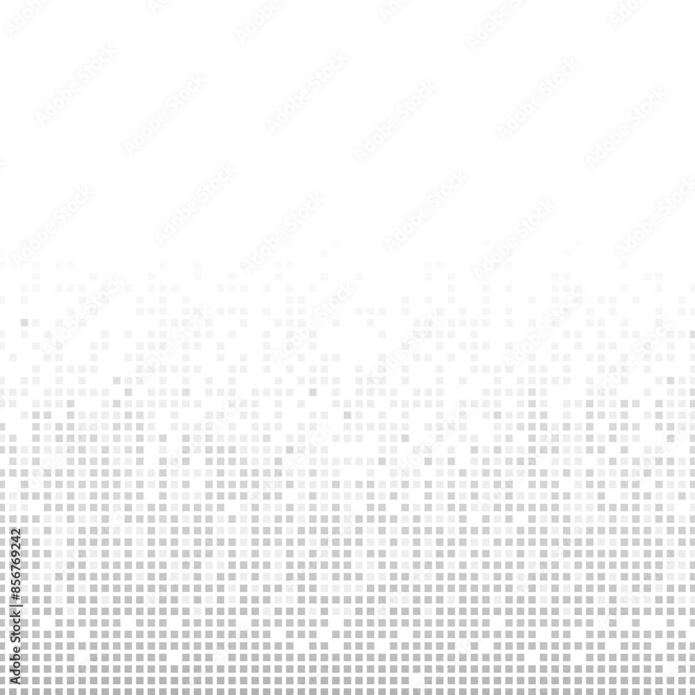 Sticker Gray abstract pixel art png background