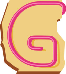 Paper Clip Letter Alphabet Vector Element