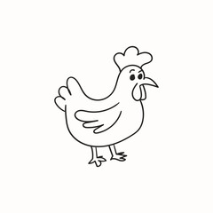 illustration of a chicken