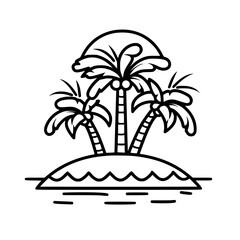 Obraz premium Beach Icon