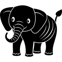 Cute Cow Doodle Line Art vector