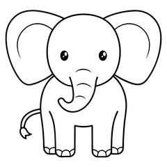 Obraz premium Cute Cow Doodle Line Art vector