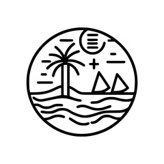 beach icon, summer icon, sea icon, sun icon, vacation icon, holiday icon, travel icon, hotel icon, nature icon, tourism icon, plane icon, relaxation icon, sand icon, umbrella icon, mountain icon, airp