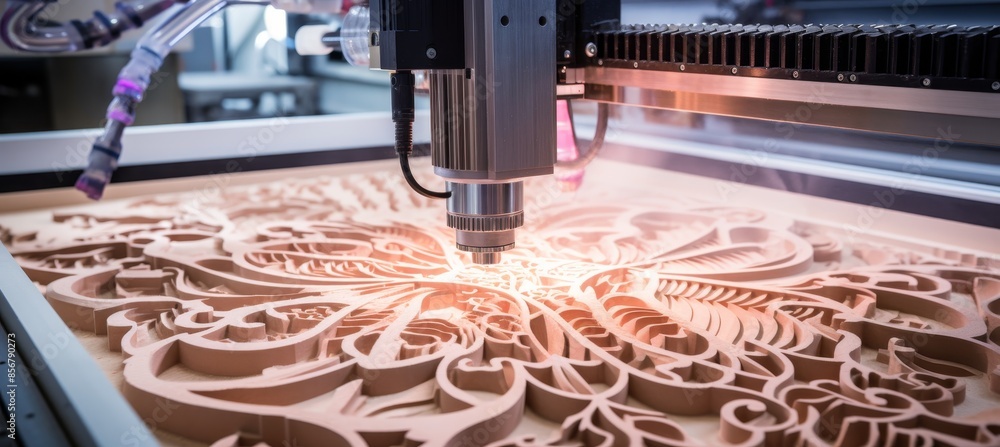 Poster custom toy production cnc machine demonstrates personalized object creation potential