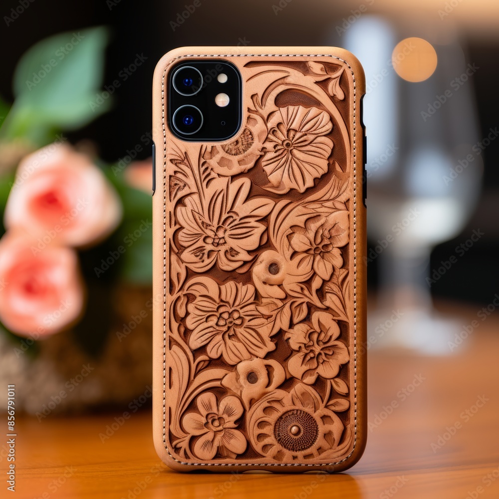 Poster personalized phone case crafted with precision exploring customization potential of cnc technology