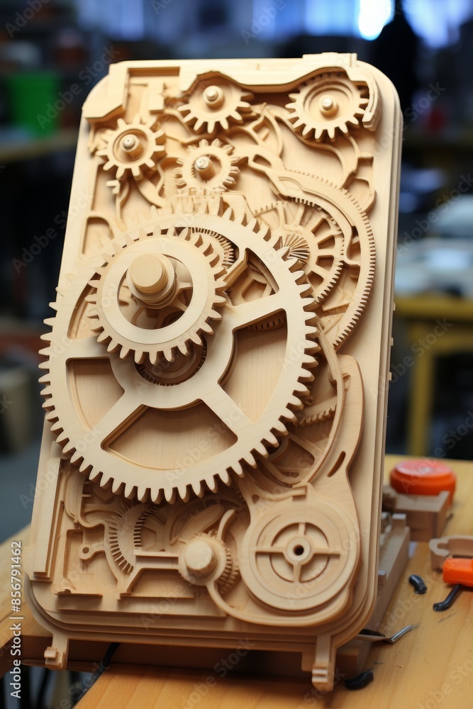 Poster customized phone case crafting cnc machine demonstrates precision in personalization