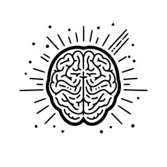 Brain SVG, Human Brain Svg,