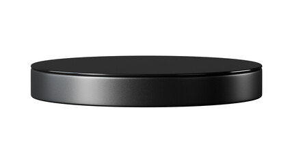 Black product stand png sticker, transparent background