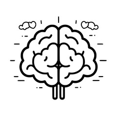 Brain SVG, Human Brain Svg, Brain Clipart, Mind Svg, 