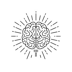 Brain SVG, Human Brain Svg, Brain Clipart, Mind Svg, 