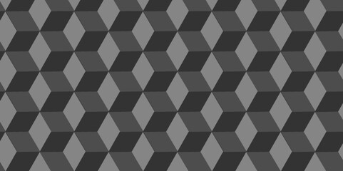 Dark black cube geometric block cube structure. Background of cube geometric pattern grid backdrop cubic wallpaper and wall background.