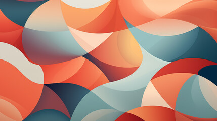 Colorful abstract background with overlapping circles. Vector illustration eps10