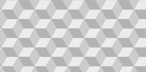Fototapeta premium Vector of cube geometric pattern grid backdrop triangle background. Abstract cube geometric tile and mosaic wall or grid backdrop hexagon technology. white or gray geometric block cube structure.