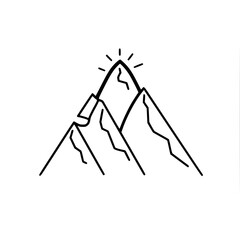 MOUNTAIN SVG, MOUNTAIN Clipart, Cut files For Cricut, mountain cut files, Nature svg, Camping mountain svg, Mountain and Forest, Hunting svg, Hiking svg, Outdoors svg, mountain range svg, Mountains Si