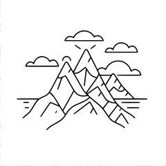 MOUNTAIN SVG, MOUNTAIN Clipart, Cut files For Cricut, mountain cut files, Nature svg, Camping mountain svg, Mountain and Forest, Hunting svg, Hiking svg, Outdoors svg, mountain range svg, Mountains Si