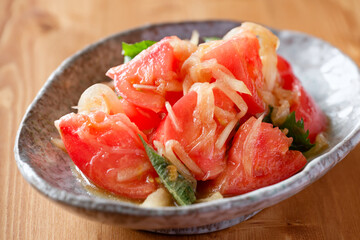 トマトの和風マリネ