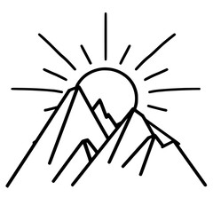 MOUNTAIN SVG, MOUNTAIN Clipart, Cut files For Cricut, mountain cut files, Nature svg, Camping mountain svg, Mountain and Forest, Hunting svg, Hiking svg, Outdoors svg, mountain range svg, Mountains Si