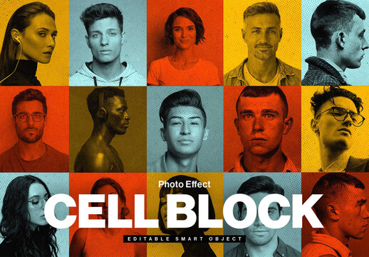 Photo Collage Mockup Template