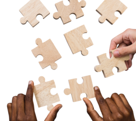 Png Hands holding puzzle mockup business problem solving concept
