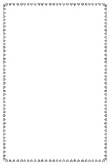 Png boho art tribal doodle sketch frame