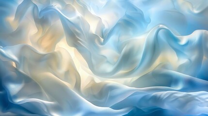 Obraz premium Elegant white wave business background with delicate and artistic abstract style