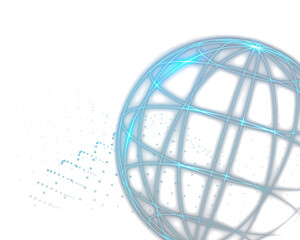 Global network connection png transparent background