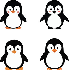 illustration of A Cute penguin vector 