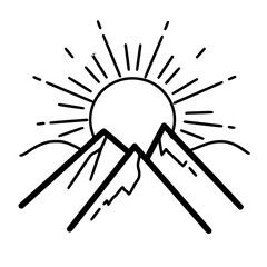 MOUNTAIN SVG, MOUNTAIN Clipart, Cut files For Cricut, mountain cut files, Nature svg, Camping mountain svg, Mountain and Forest, Hunting svg, Hiking svg, Outdoors svg, mountain range svg, Mountains