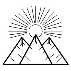 MOUNTAIN SVG, MOUNTAIN Clipart, Cut files For Cricut, mountain cut files, Nature svg, Camping mountain svg, Mountain and Forest, Hunting svg, Hiking svg, Outdoors svg, mountain range svg, Mountains