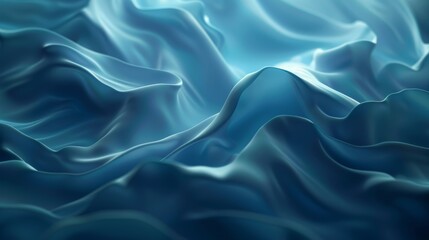 Obraz premium A blue and white image of a wave with a blue and white background