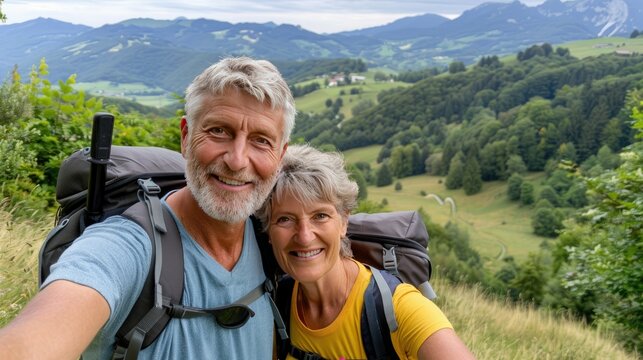 Mountaintop Selfie With a View