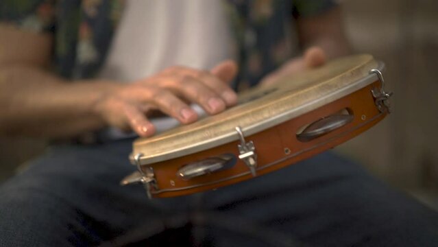 
percussionist playing at a concert