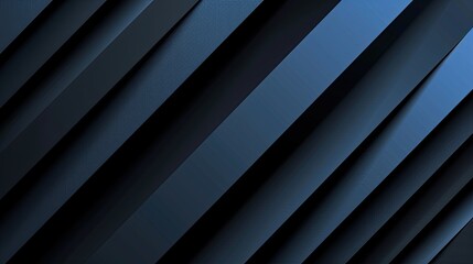 Obraz premium Sleek Black and Blue Striped Background