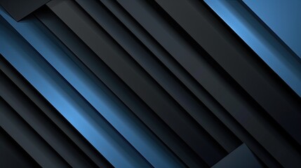 Obraz premium Modern Black and Blue Abstract Background: A Statement of Style