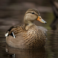 Fototapeta premium duck on the water