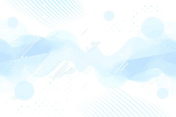 水色の幾何学的な白い背景