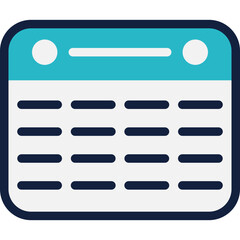 Obraz premium Calender Date Icon