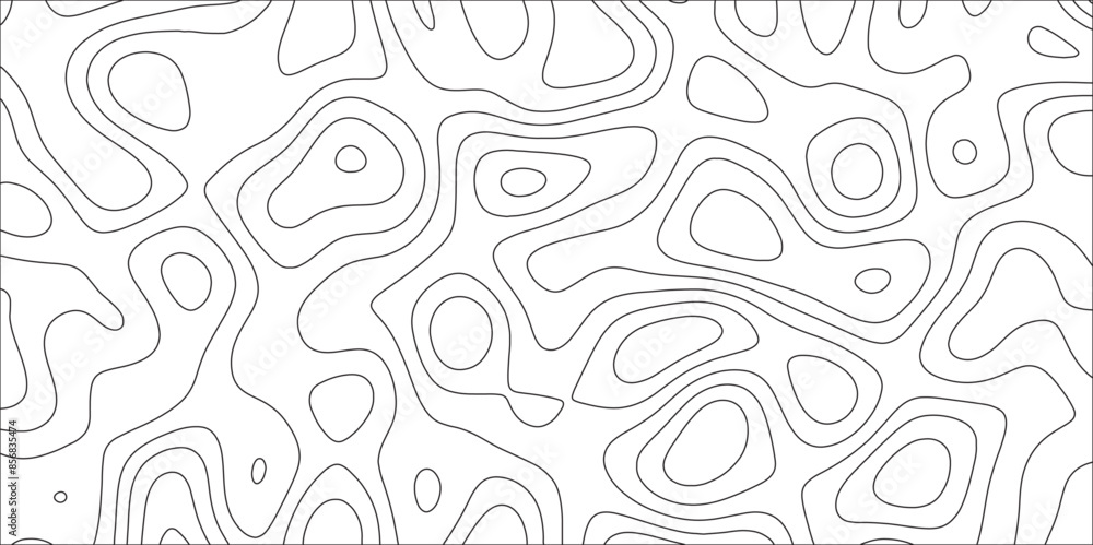 Poster Abstract Topography and geography earth relief map. Conditional geography scheme and the terrain map. Topographic map background geographic line map with elevation assignments.