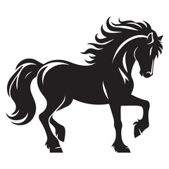 Horse vector silhouette